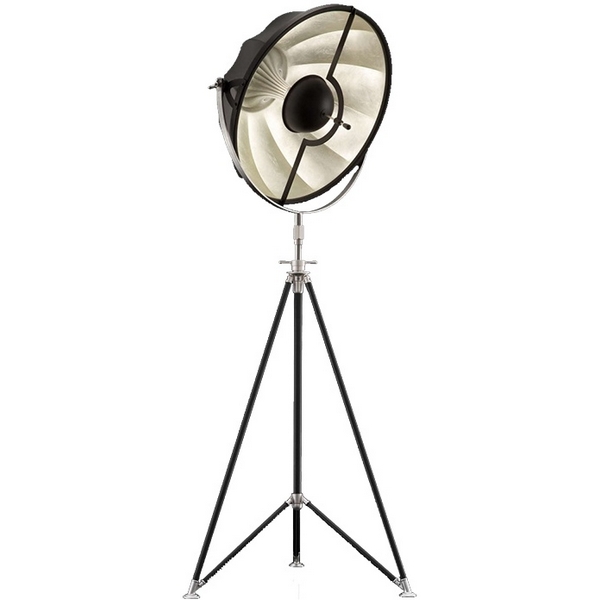 Торшер на треноге Delight Collection Studio 7095F black/silver-08200