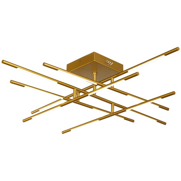 Потолочная люстра светодиодная на штанге Delight Collection Tubular MX18001070-12A gold-82212