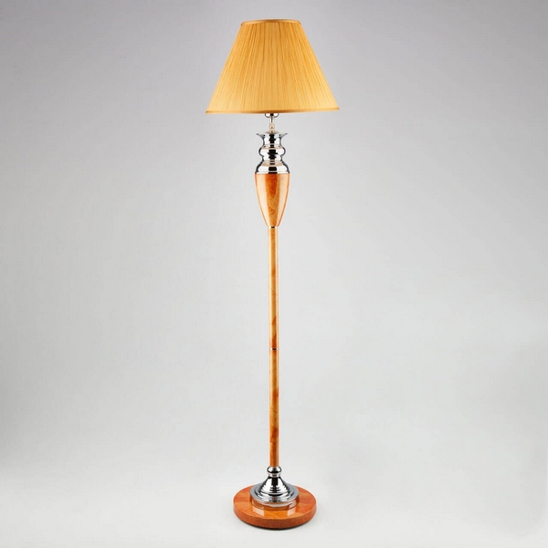 Торшер под старину RDM (янтарь) Eurosvet 9 009/1T янтарный-65012