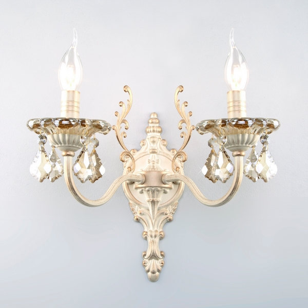 Бра 3281/2 белый с золотом-65026/тонированный Eurosvet 3281 золотом подсвечник