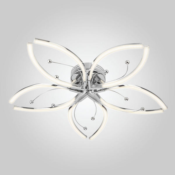 Светодиодная потолочная люстра 90056/5 Eurosvet Fiona хром