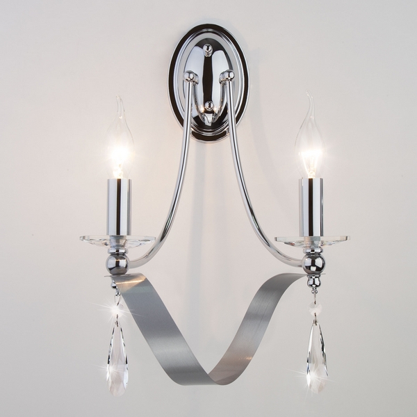 Бра 60064/2 Eurosvet Adelia хром подсвечник