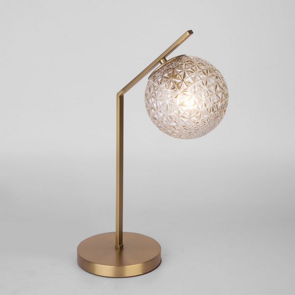 Настольная лампа 01213/1 Eurosvet Shape латунь в форме шара