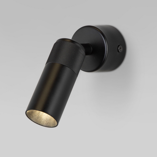 Спот светодиодный для чтения 20097/1 черный Eurosvet Riff LED