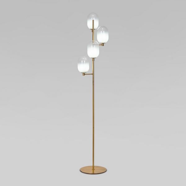 Торшер с выключателем Eurosvet Loona 01161/4 латунь-80982