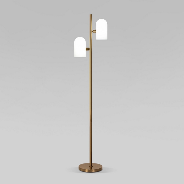 Торшер с выключателем Eurosvet Bambola 01164/2 латунь-65026