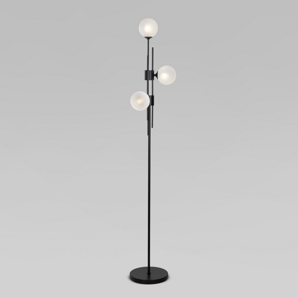 Торшер Eurosvet Volver 01383/3 черный-80982 шарики