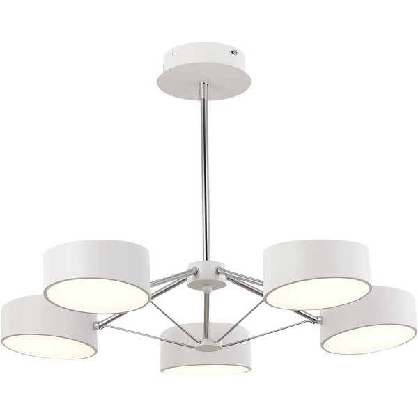 Потолочная светодиодная люстра с пультом управления на штанге Evoluce Valle SLE6005-502-05-35536