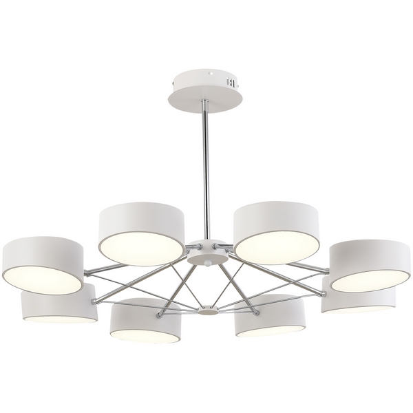 Потолочная светодиодная люстра с пультом управления на штанге Evoluce Valle SLE6005-502-08-08151