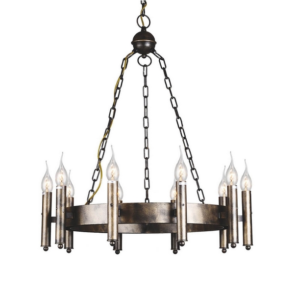 Длинная подвесная люстра Favourite Fortezza 1144-10P-61254 кольцо