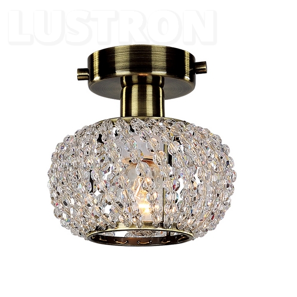 Хрустальный потолочный светильник (античная бронза) Favourite Sternchen 1391-1U-56396