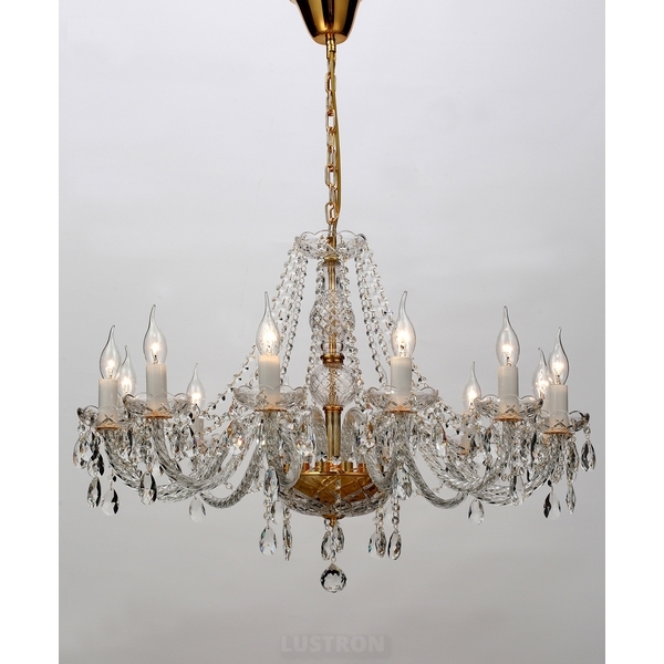 Хрустальная люстра Favourite Monreal 1735-12P-51087 подсвечник