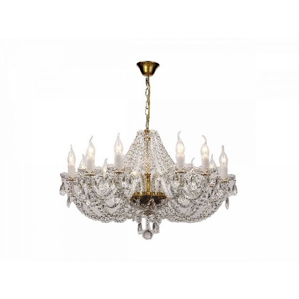 Хрустальная люстра Favourite Simone 1736-12P-51087 подсвечник