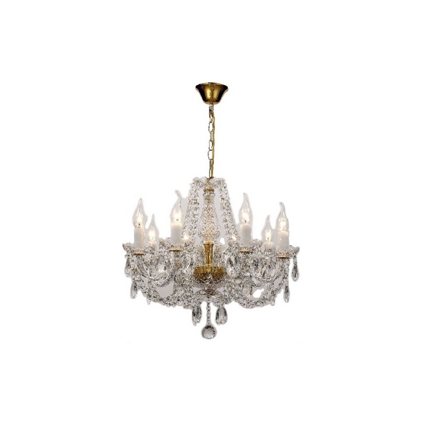 Хрустальная люстра Favourite Simone 1736-8P-08725 подсвечник