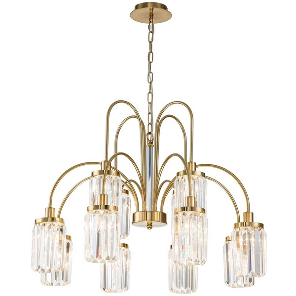 Подвесная люстра хрустальная Favourite Duke 2969-12P-48491