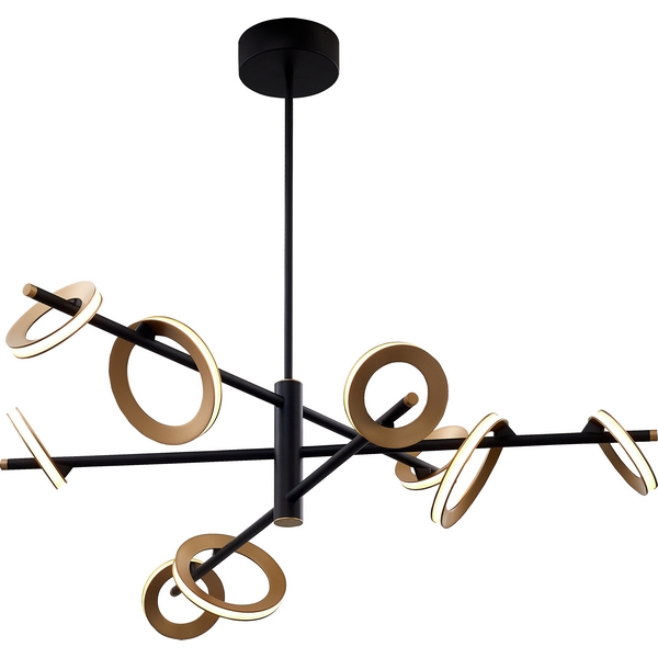 Потолочная светодиодная люстра на штанге Favourite Jongleur 4322-9P-87374 кольцо