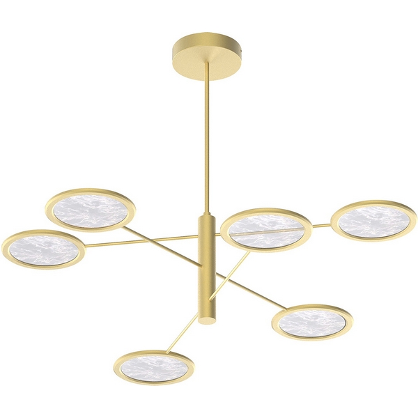 Потолочная светодиодная люстра на штанге Favourite Imma 4374-6P-08725