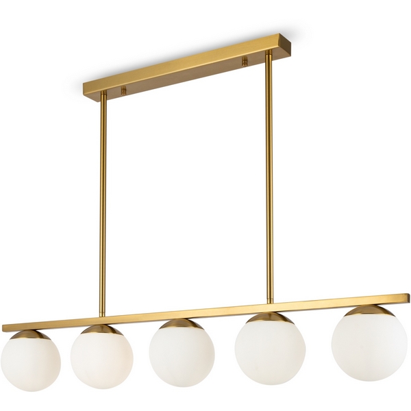 Люстра потолочная на штанге Freya Zing FR5199PL-05BS-19679