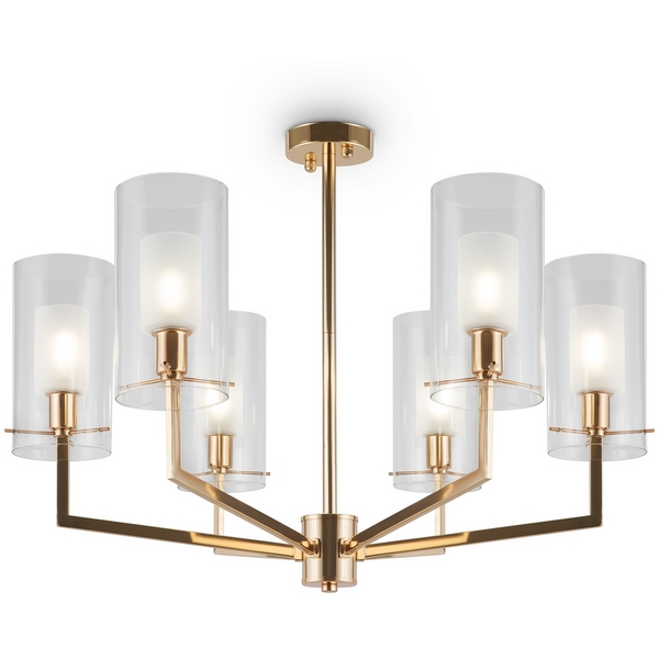 Люстра потолочная на штанге Freya Felicity FR5206PL-06FG-32329