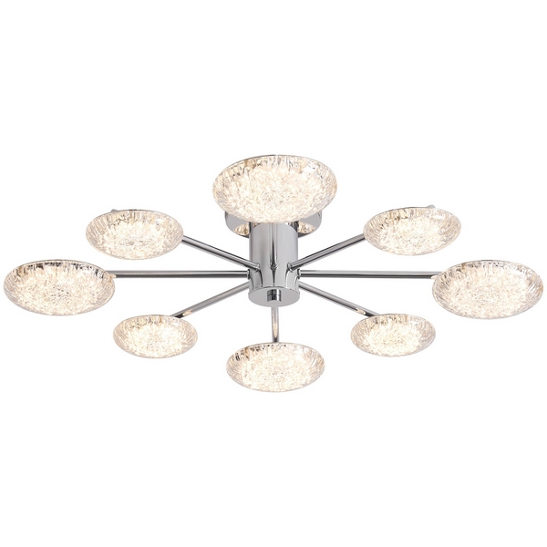 Потолочная светодиодная люстра на штанге Freya Plane FR5531CL-L42CH-23753