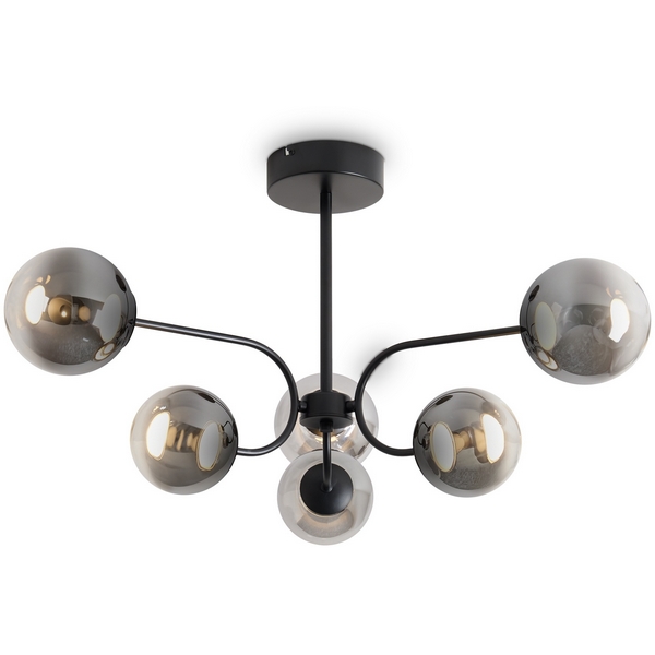 Потолочная светодиодная люстра на штанге Freya Arch FR6178CL-L30B-59417 шарики