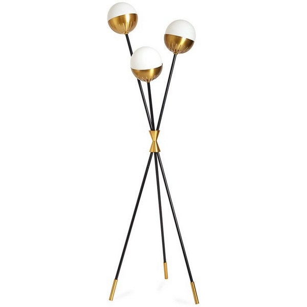 Торшер на треноге Caracas Tripod Floor Lamp ImperiumLoft 41.081-0-43308 (102220-22) в форме шара