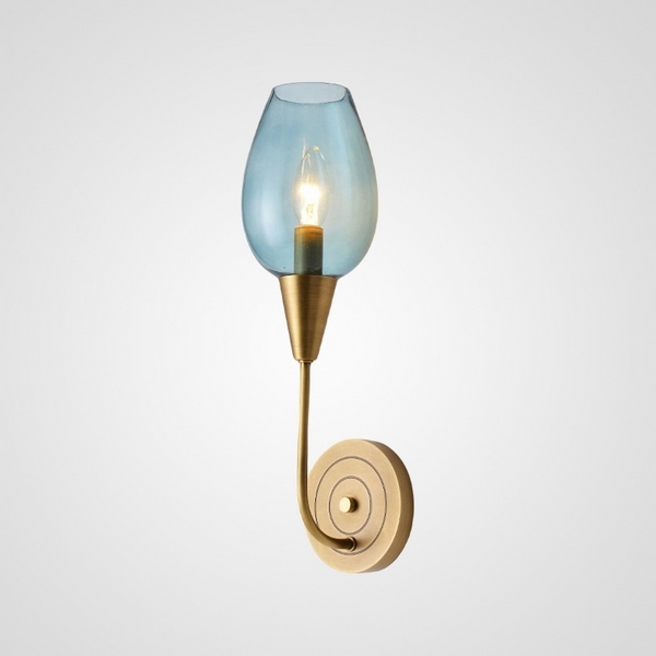 Настенный светильник (бра) Viola Wall 1 Blue ImperiumLoft Violawall01 (141137-26)