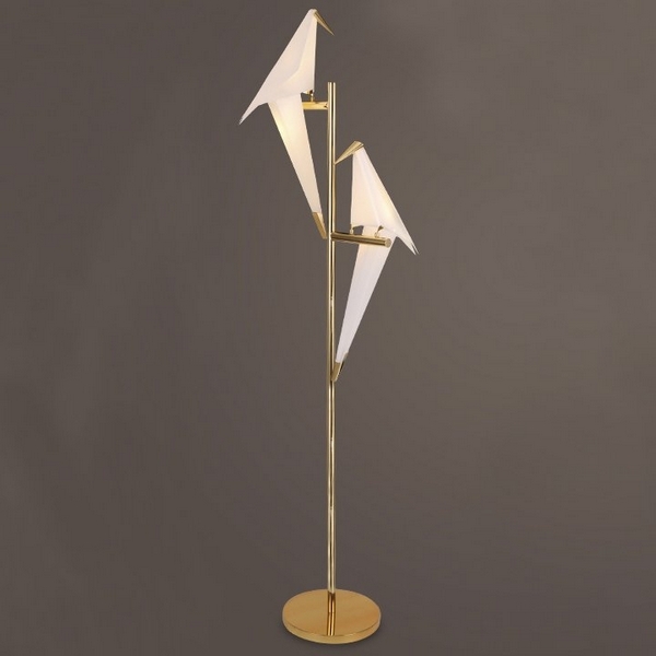 Торшер светодиодный птички Origami Bird Floor Two Lamps ImperiumLoft 41,165 (144308-22)