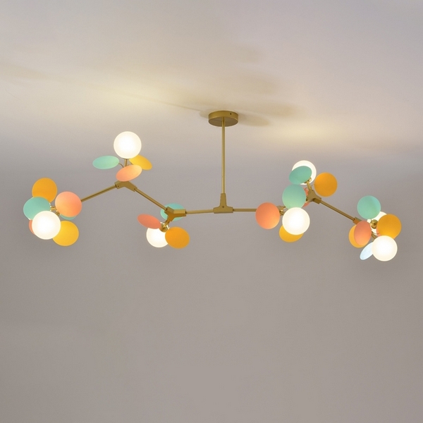 Люстра на штанге Matisse M L120 Multicolored ImperiumLoft Matisse-M01 (151702-26) в форме шара