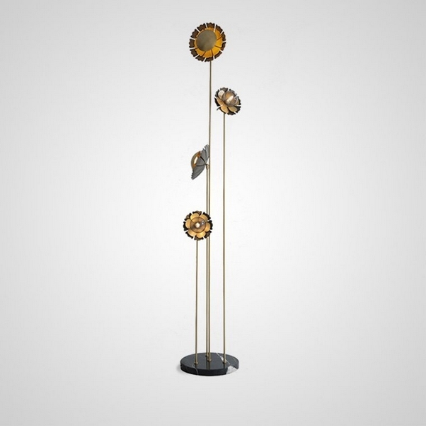 Торшер Camellia Fl Латунь ImperiumLoft Camellia-Fl01 (179840-26) с цветами