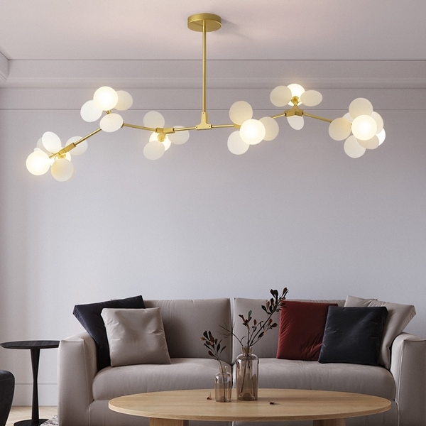 Люстра на штанге Matisse M L120 White ImperiumLoft Matisse-M01 (191894-26) в форме шара