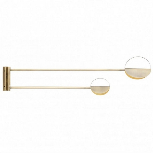 Настенный светильник LED (бра) Leaves Brass ImperiumLoft Im_W599 (203593-60)