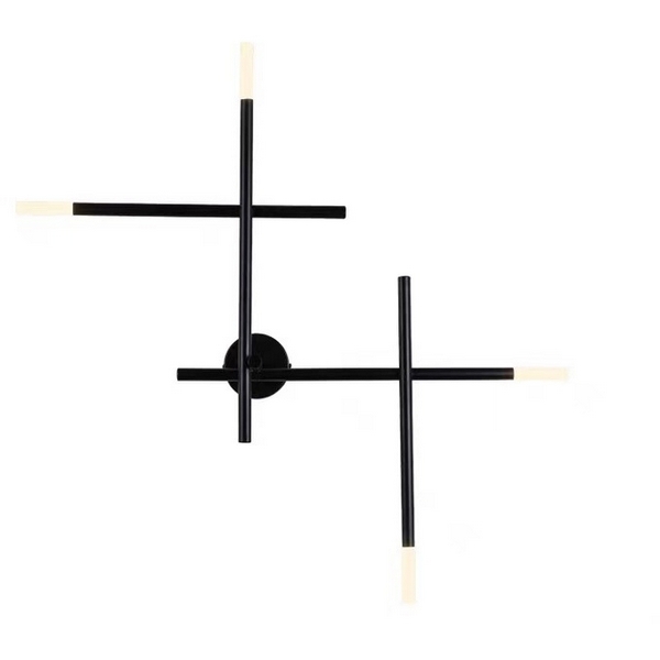 Настенное бра асимметричное Traverse Wall Black H83 ImperiumLoft Traverse-Wall01 (207742-26)