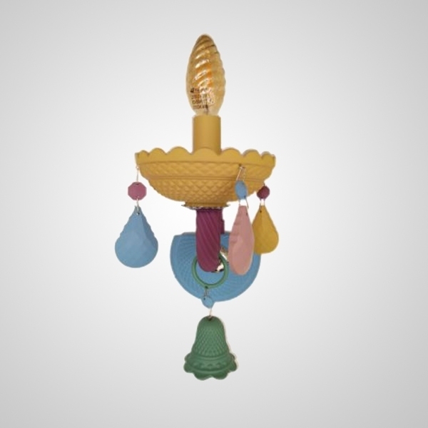 Настенный светильник для детской (бра) Rainbow 6 Wall L1 ImperiumLoft Rainbow-6-Wall-01 (211998-26) подсвечник с подвесками