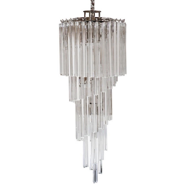 Подвесная каскадная люстра Odeon Chandelier Helix Clear 35 ImperiumLoft 40,193 (75617-22)