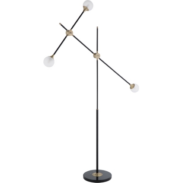 Торшер Baton Flor Lamp 3 ImperiumLoft 41,11 (85432-22) в форме шара