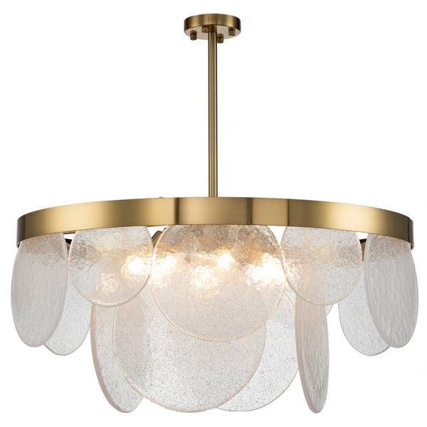 Люстра потолочная на штанге (12018/8R Brass) Indigo Bianco V000013-77347