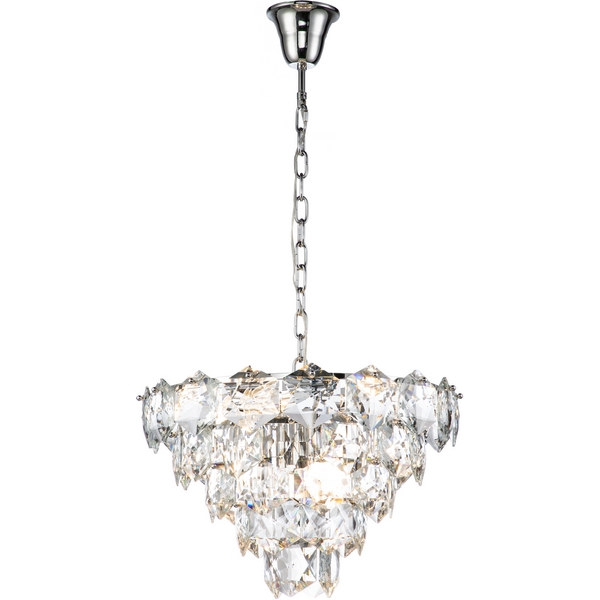 Люстра хрустальная подвесная (12010/11P Chrome) Indigo Fiaba V000050-07736