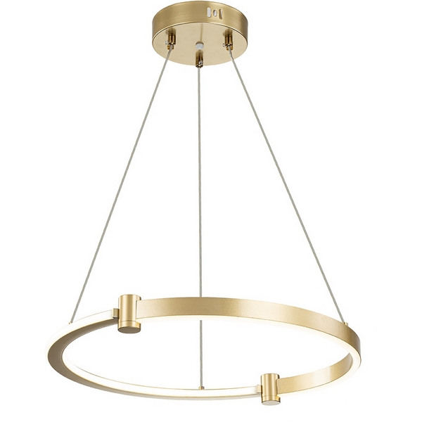 Подвесная люстра (+ночной режим) с пультом светодиодная (14015/1P Gold) Indigo Circolato V000077L-77347 кольцо