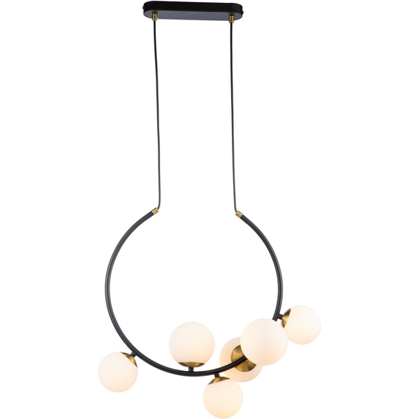 Люстра подвесная (11002/6P Black) Indigo Nuvole V000088-77347 в форме шара