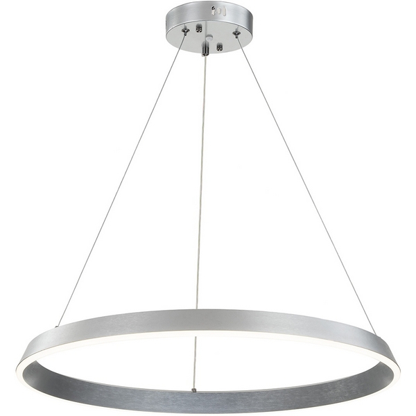 Подвесная люстра (+ночной режим) с пультом светодиодная (14019/1P Silver) Indigo Orta V000091L-77347 кольцо