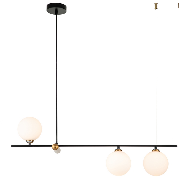 Люстра подвесная (11015/3P Black) асимметрия Indigo OPACO V000152-76170