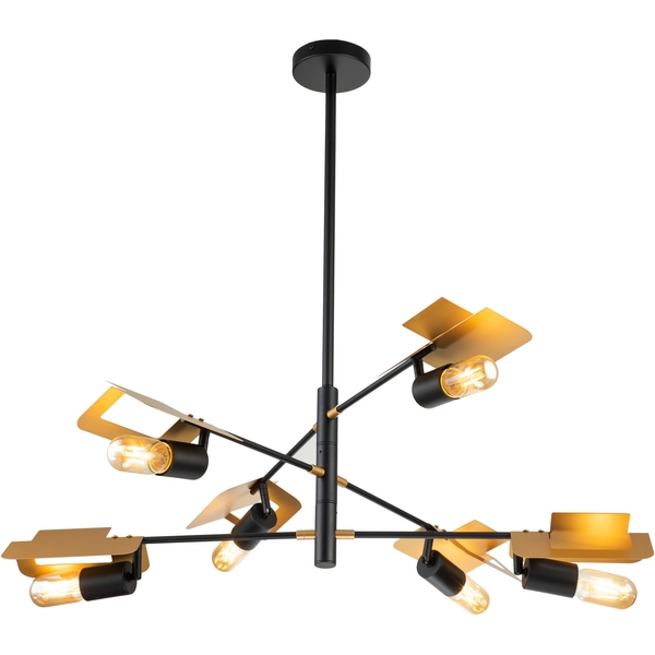 Люстра потолочная на штанге (10004/6R Black) Indigo Severo V000174-07046