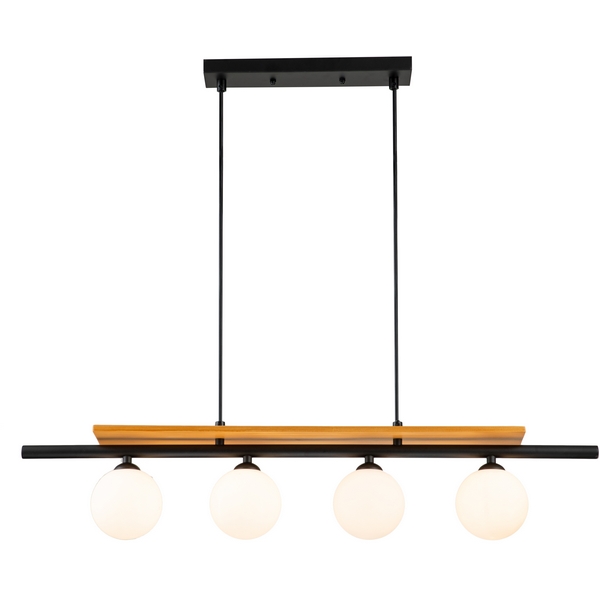 Люстра подвесная (10013/4P Black) Indigo Mitezza V000193-07736 в форме шара