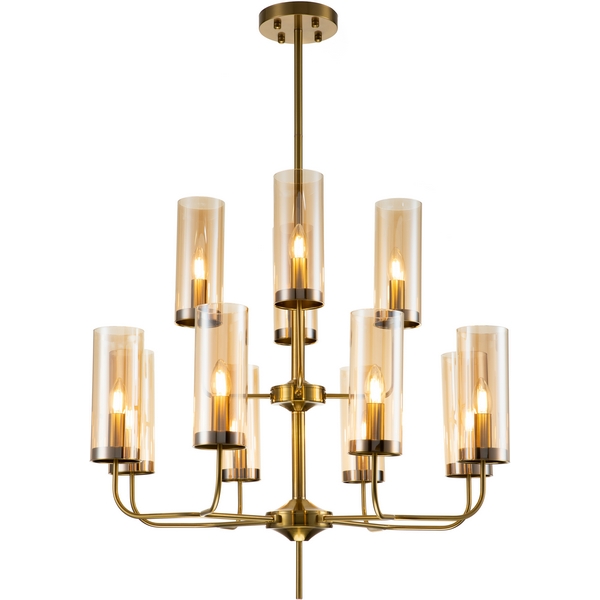 Люстра потолочная на штанге ( 13014/12R ) Indigo Balletto V000254-77347