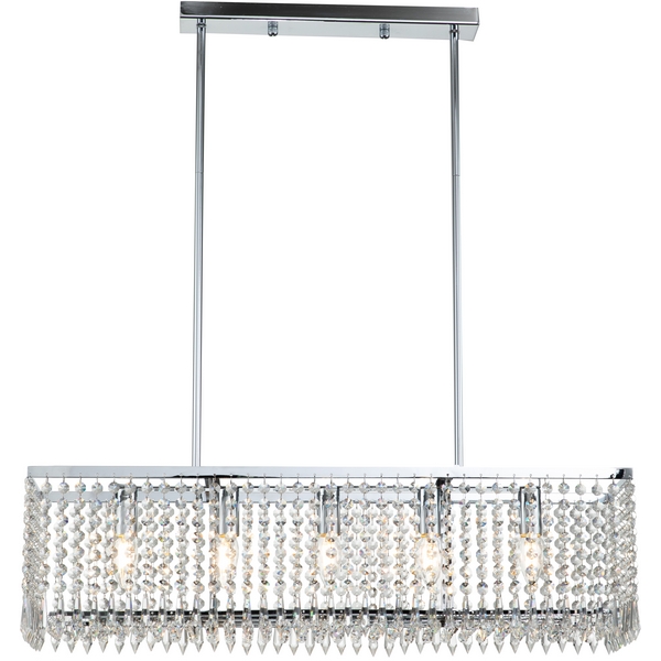 Люстра потолочная на штанге (12005/5RL Chrome) Indigo Sfarzo V000280-07046