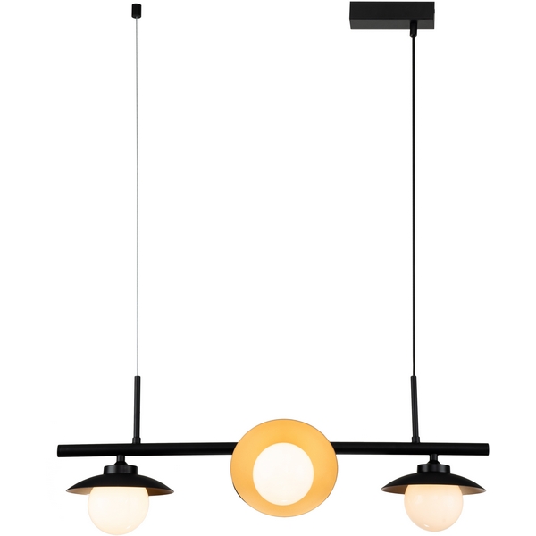 Люстра подвесная (10015/4P Black) Indigo Corazza V000281-77347 в форме шара