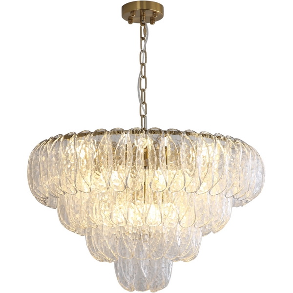 Подвесная каскадная люстра (12034/15P Brass) Indigo Dalia V000376