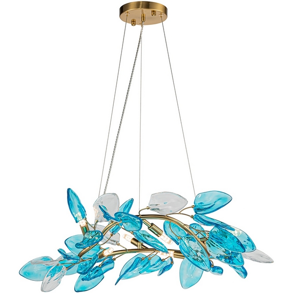 Подвесная люстра (11043/6P Blue) Indigo Olivo V000448-07736 форма ветки