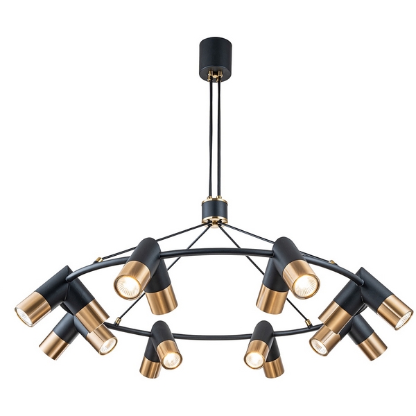 Подвесная люстра (11036/16P Black) Indigo Doppio V000456-76170